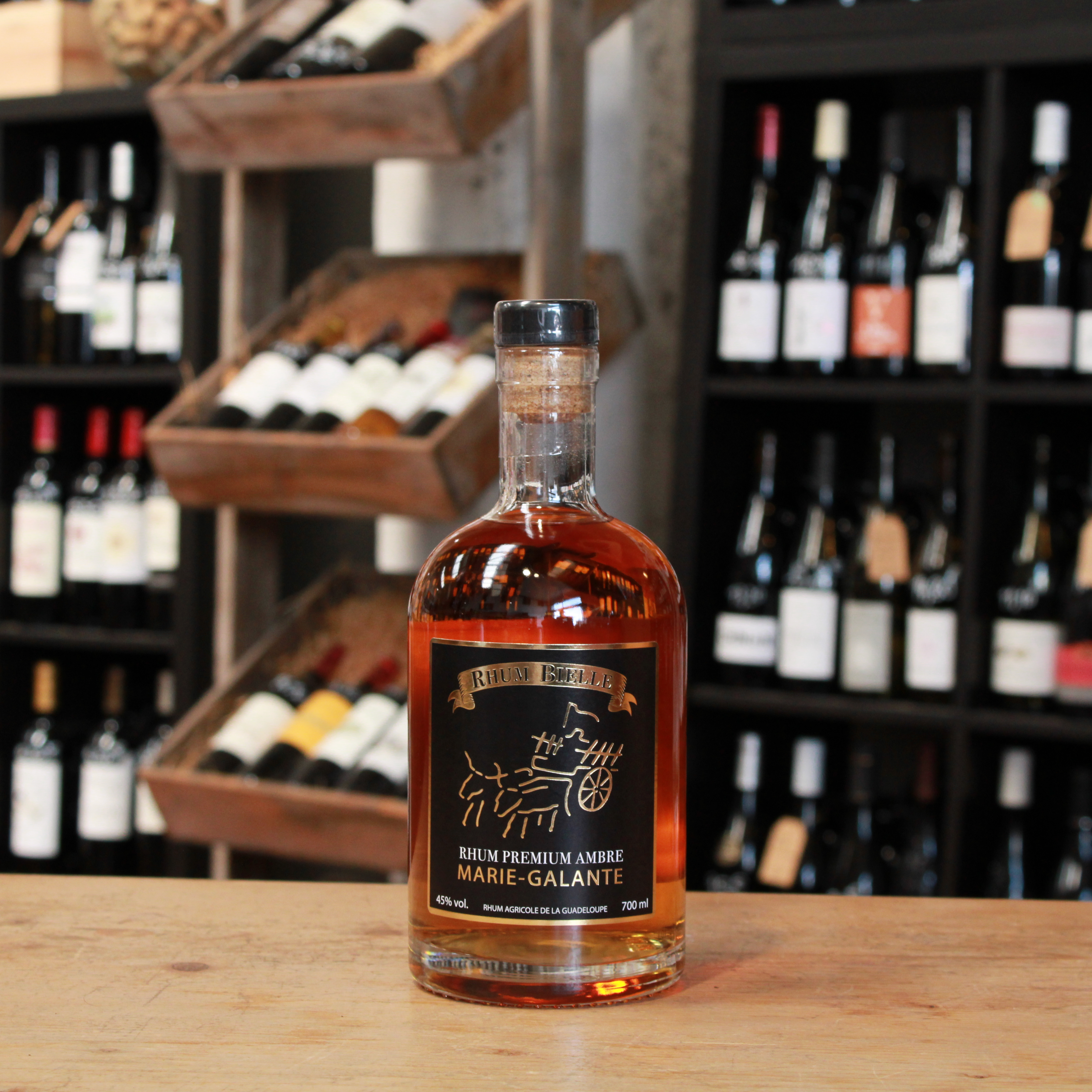 Rhum Antillais - Marie-Galante - Le Premium Ambré - Distillerie Bielle