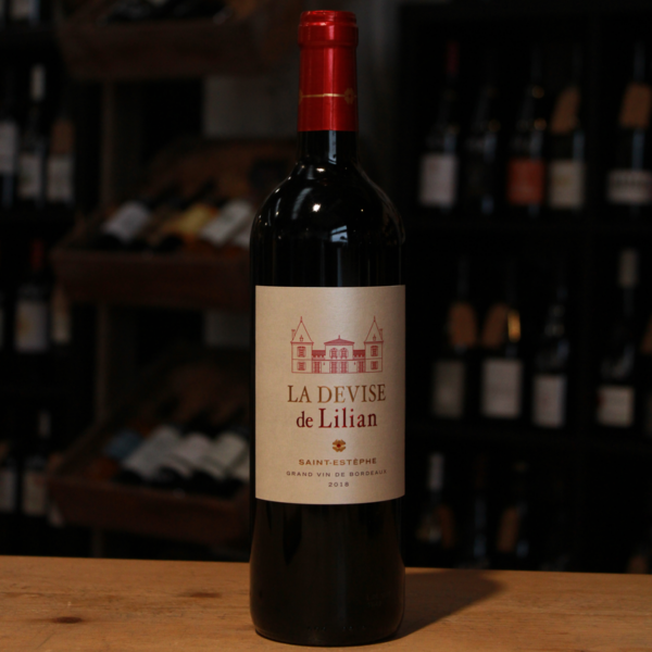 AOC Saint-Estèphe Merlot, cabernet sauvignon, La devise de Lilian - Château Lilian Ladouys
