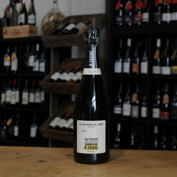 Champagne Chardonnay, pinot noir , Les confidences de l'année extra brut millesime - R.FAIVRE