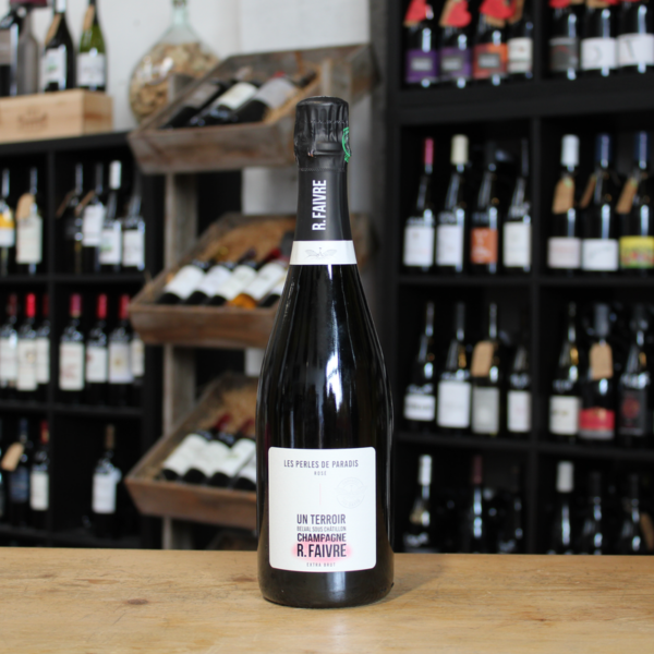 Champagne Meunier, pinot noir, chardonnay, vin de réserve, coteaux de meunier, Les perles de paradadis extra brut - R.FAIVRE