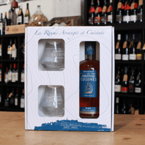 COFFRET MALO RHUM + 2 VERRES
